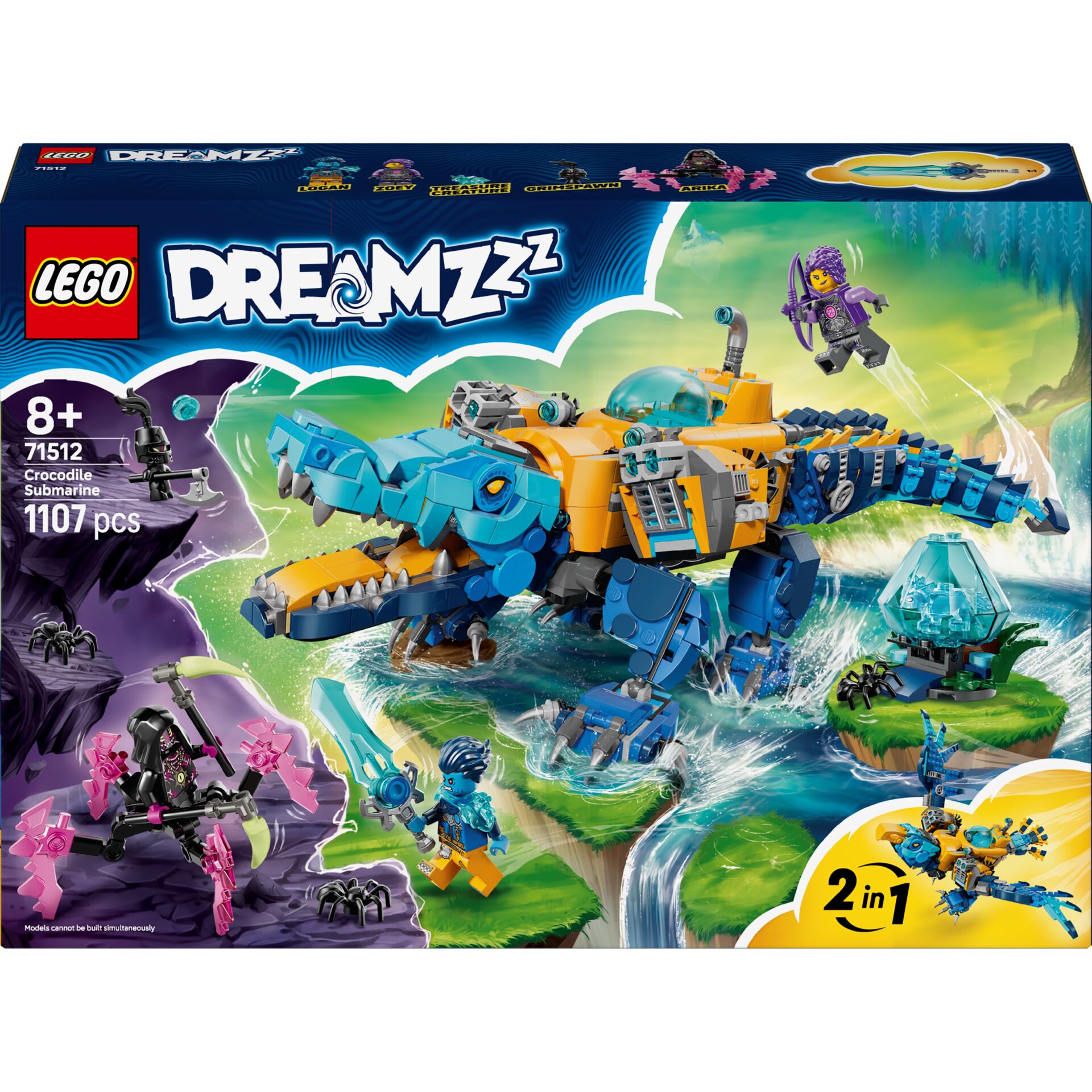 Kreuzotter?, I will provide correct tags directly., lego dreamzzz crocodile submarine?