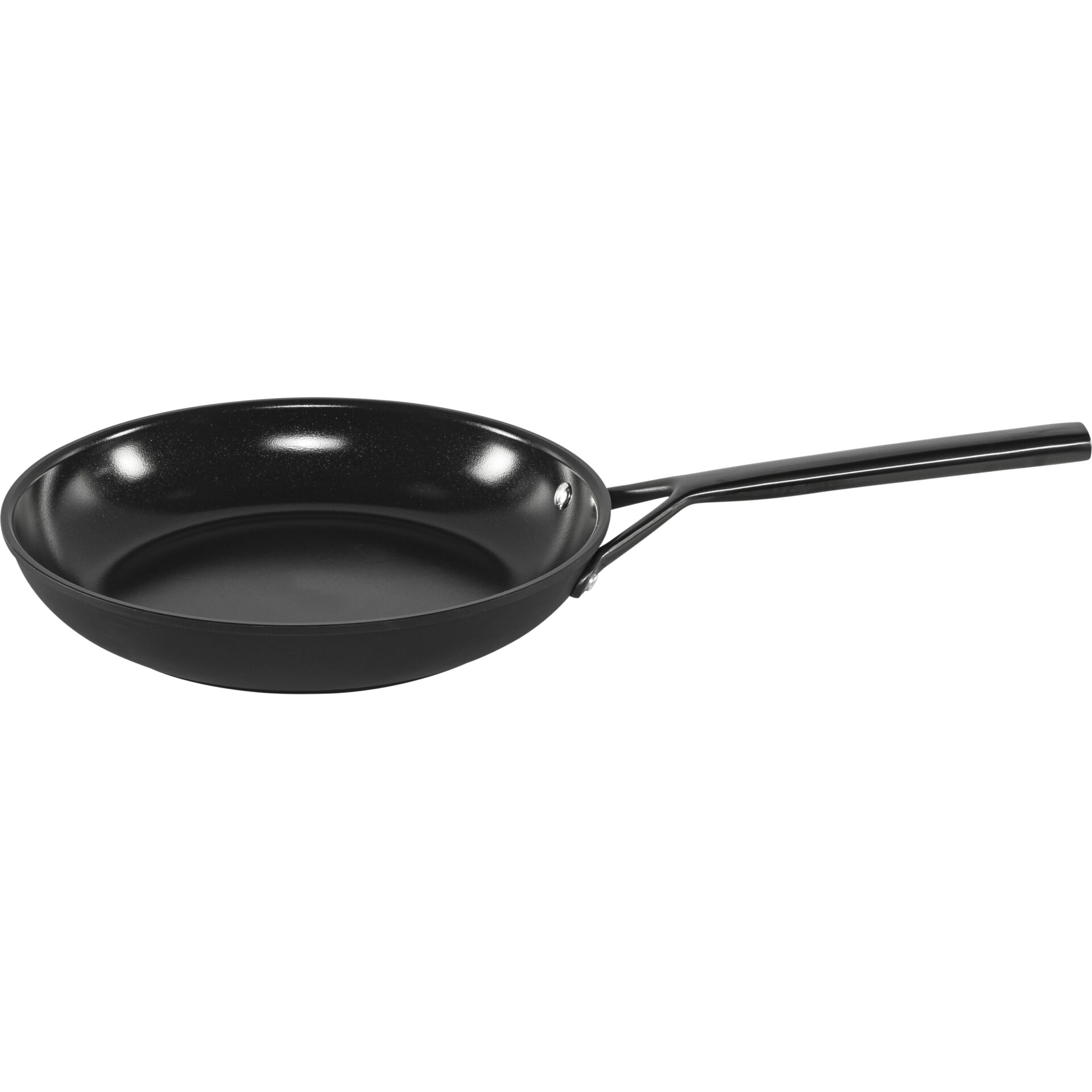 Pfanne, Bratpfanne, Gehäuse aus Metall, Antihaftbeschichtung, Schwarz