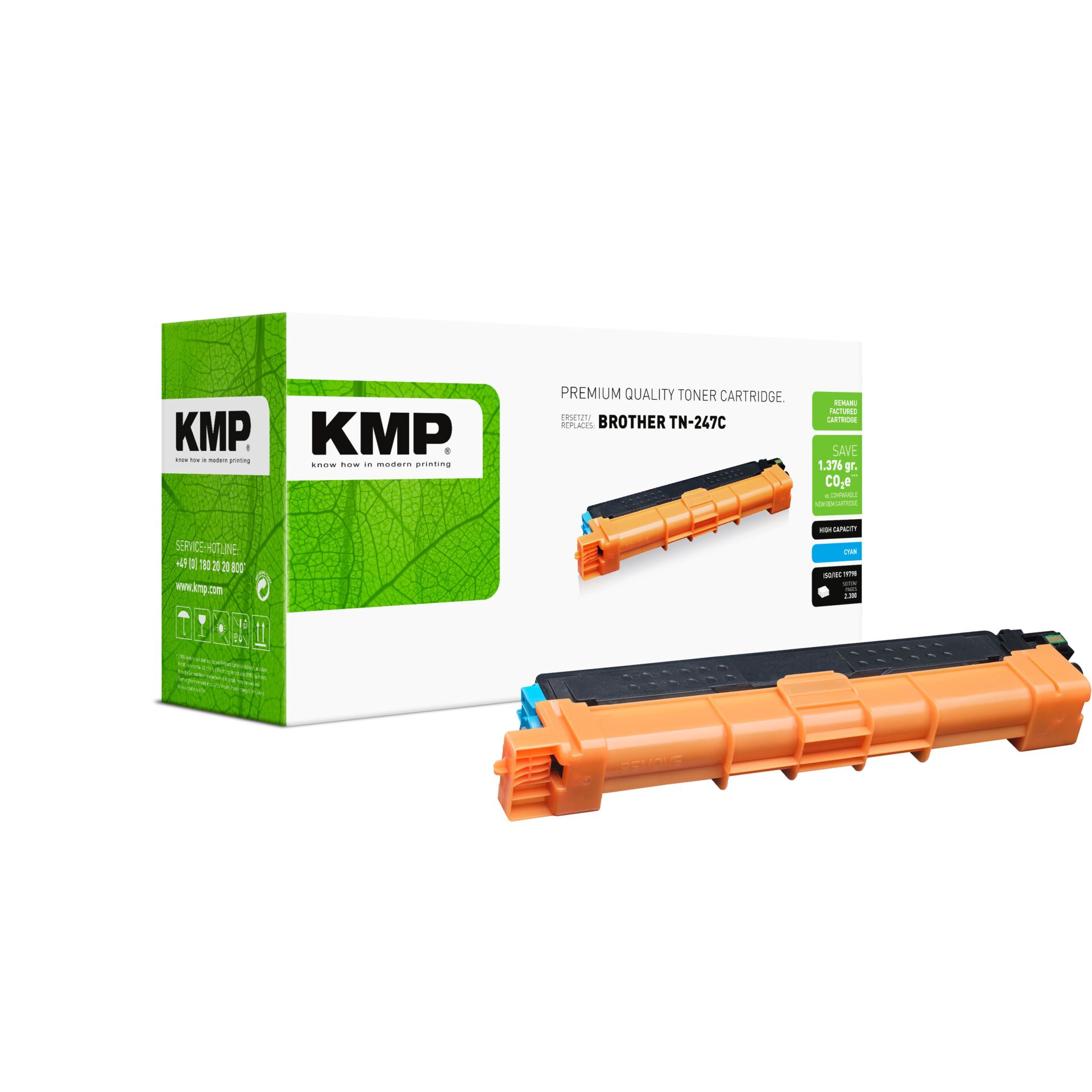 Tonerpatrone, Druckertoner, Orangene Patrone, Farbtoner?, Wiederaufbereitet