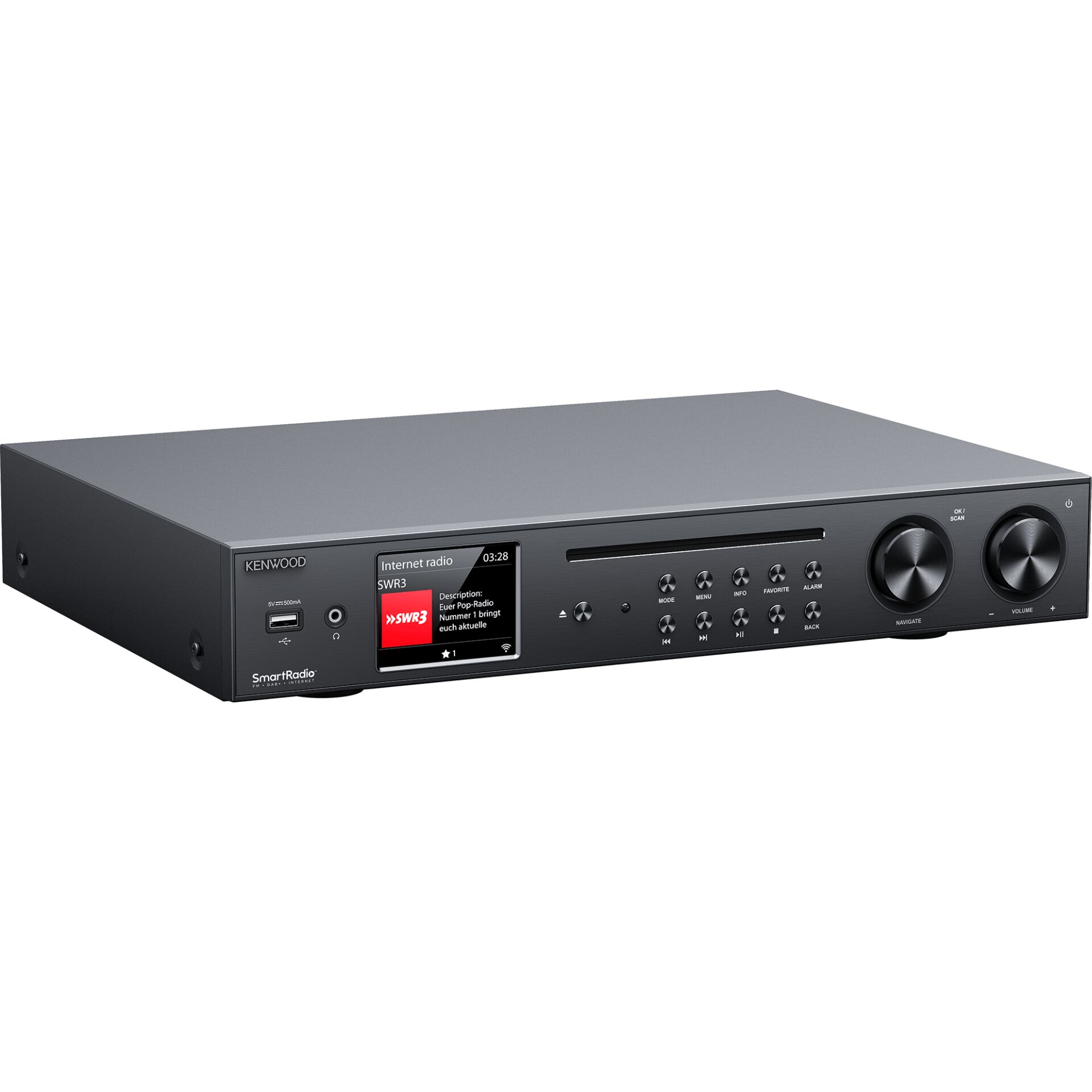 Audio-Receiver, Netzwerk-Receiver, Kenwood, Hifi-Gerät, Multimedia-Receiver