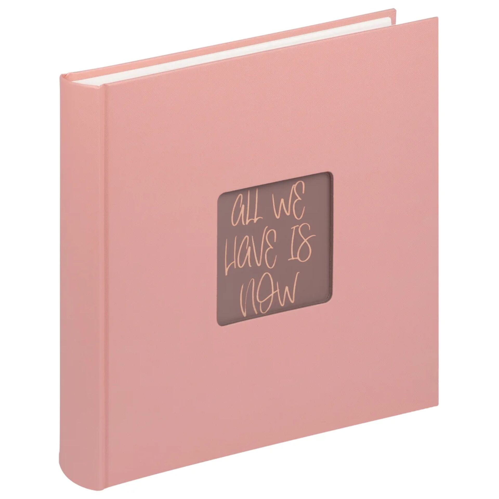 A4 Fotoalbum, Pinkes Album, Hardcover, Rechteckig, Fensteretikett