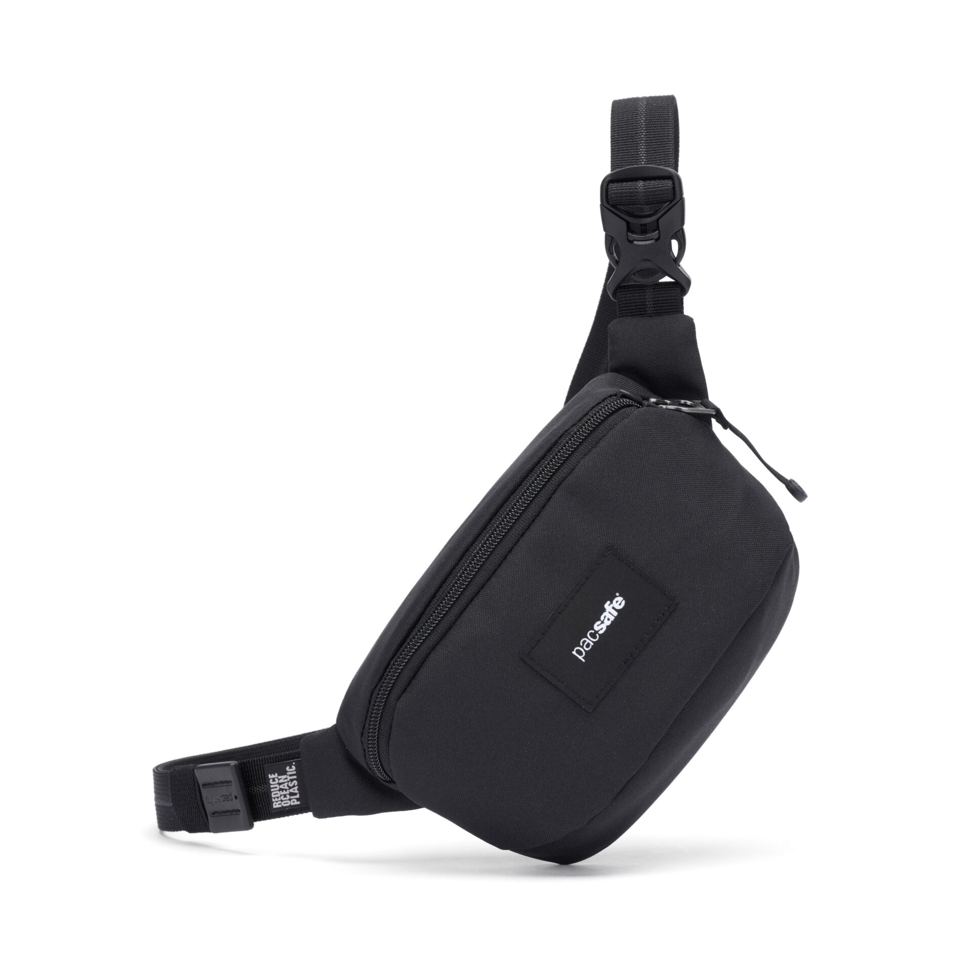 Bauchtasche, Fanny Pack, schwarz, Reißverschluss, verstellbarer Gurt