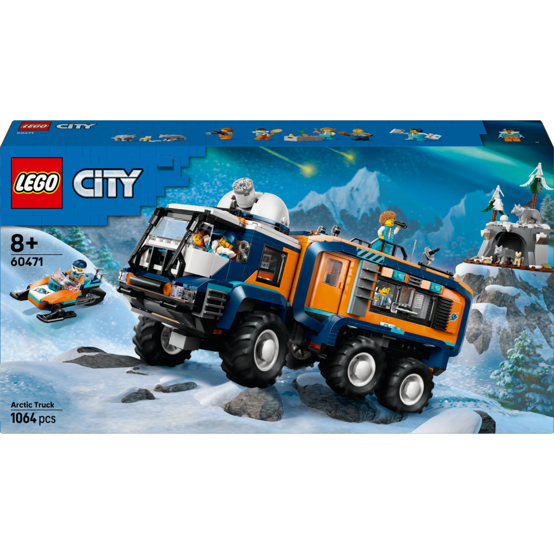 Arktischer Lastwagen, Lego, Stadt, Schnee, Off-road
