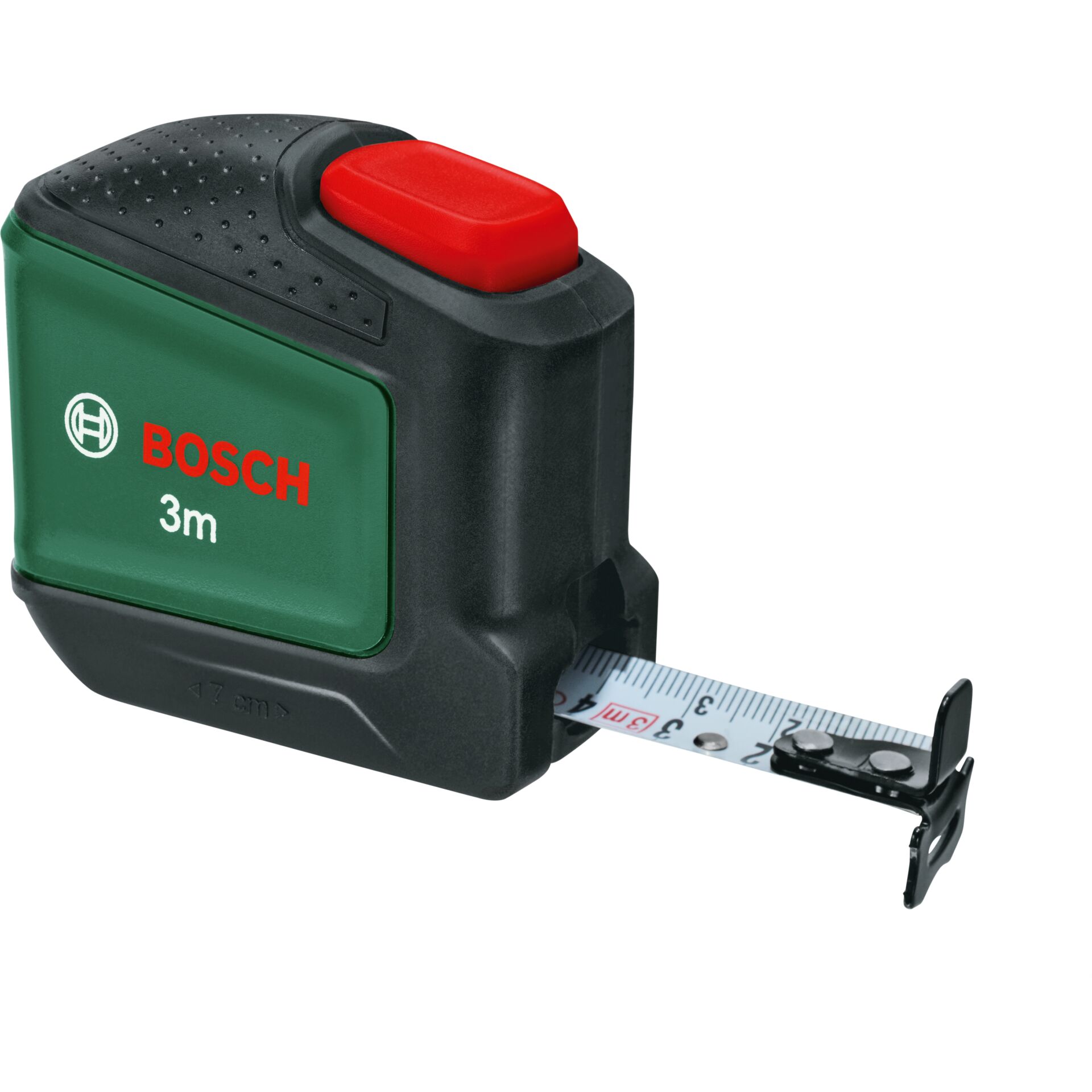 Taschenmaßband, Maßband, 3 m, Klemmäuse, Bosch