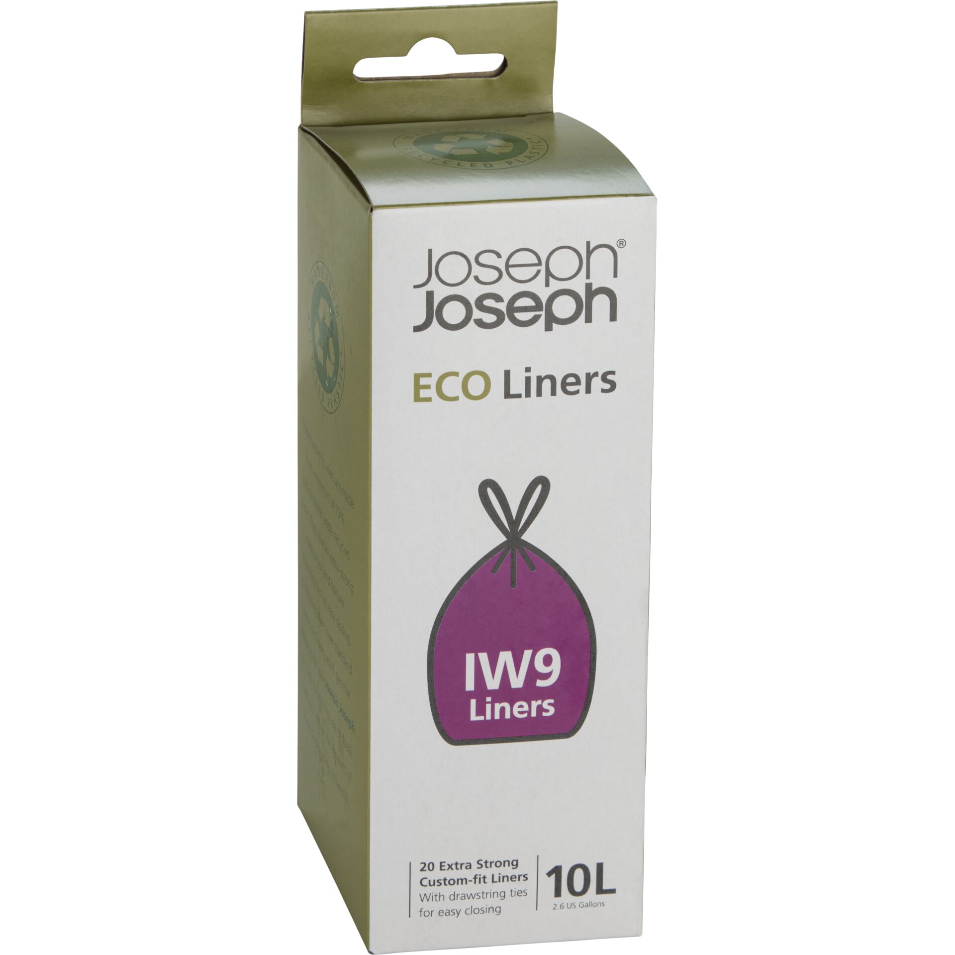 Liners, Taschenabfalle, Drawstring, 10L, Eco