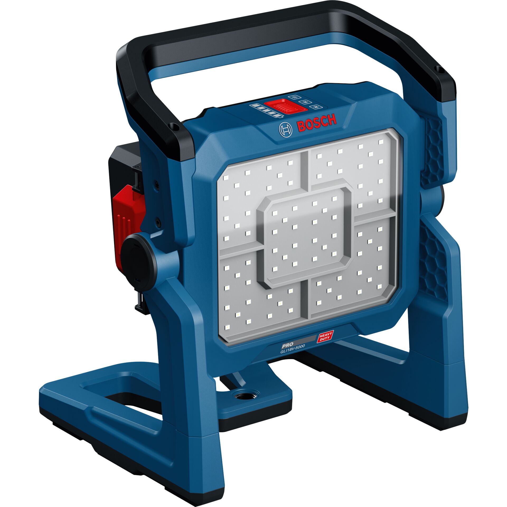 Arbeitsleuchte, LED-Scheinwerfer, Befestigung am Stand, Blaue Gehäuse, Gewerbe-Stromlicht