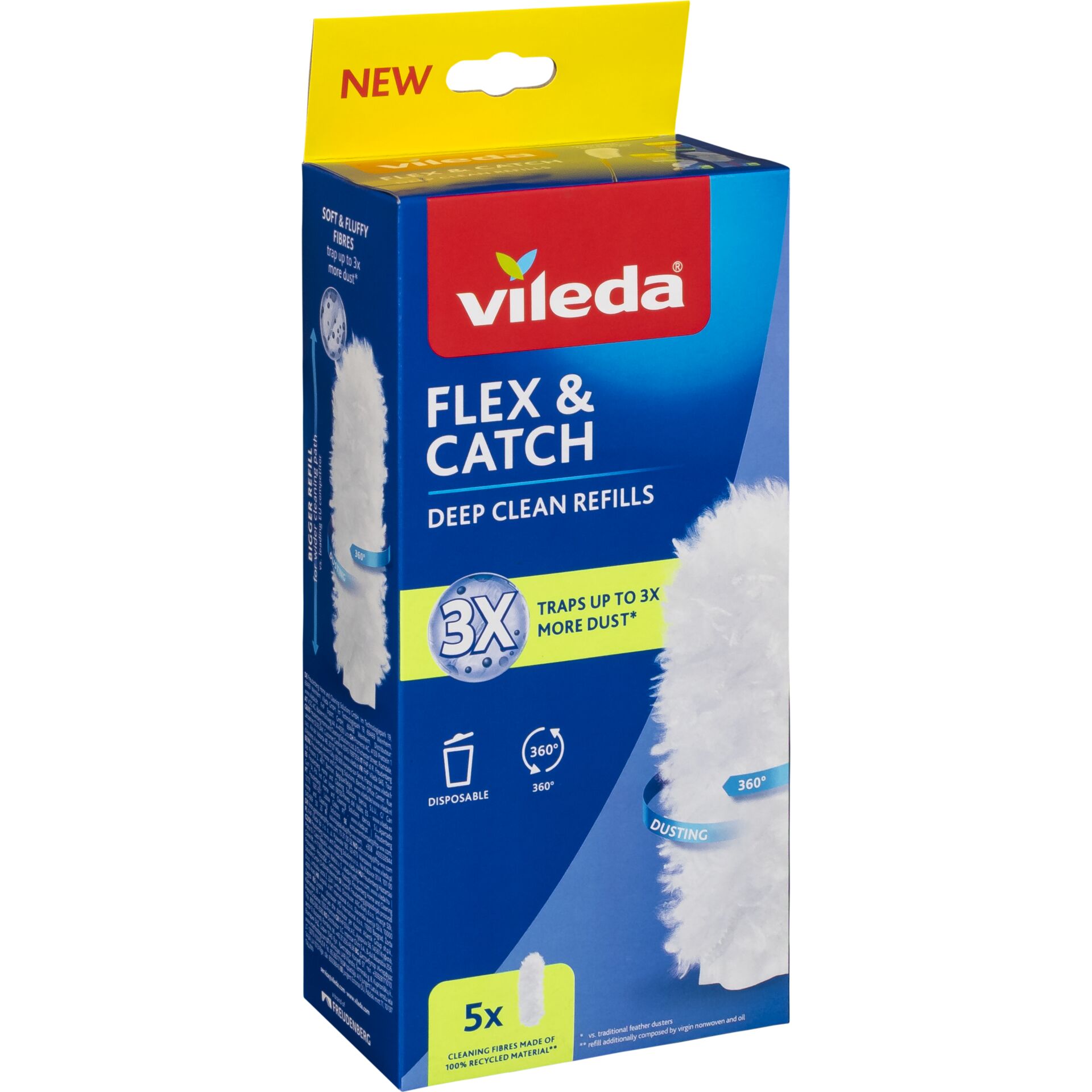 Flex & Catch, Deep clean, Refills, Dusting, Disposable