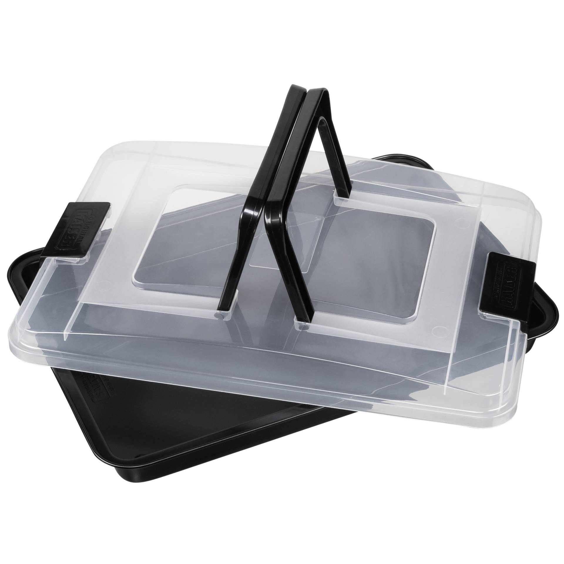 KAISER Inspiration Kuchen Backb.  42 x 29 cm mit Transporthaube