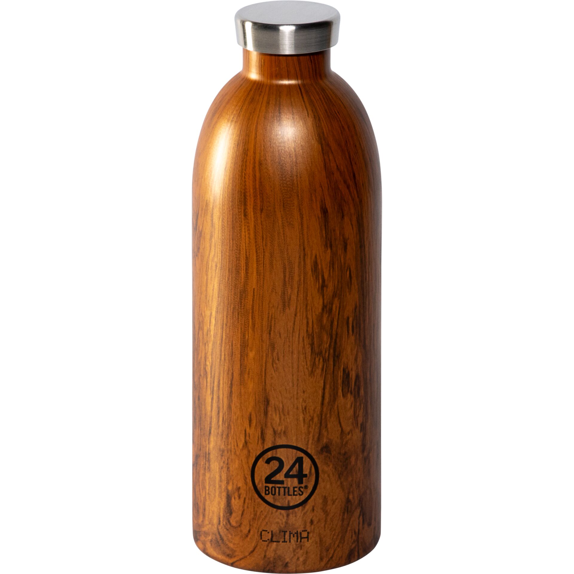 flasche, aluminiumverschluss, Holzmaserung, nachfüllbar, 24bottles