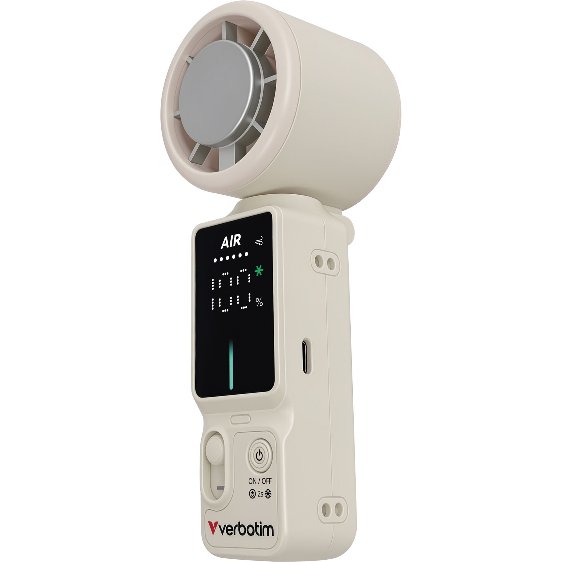 medizinisch, außergerichtet, luftqualitätsmesser, handheld, therapiegerät