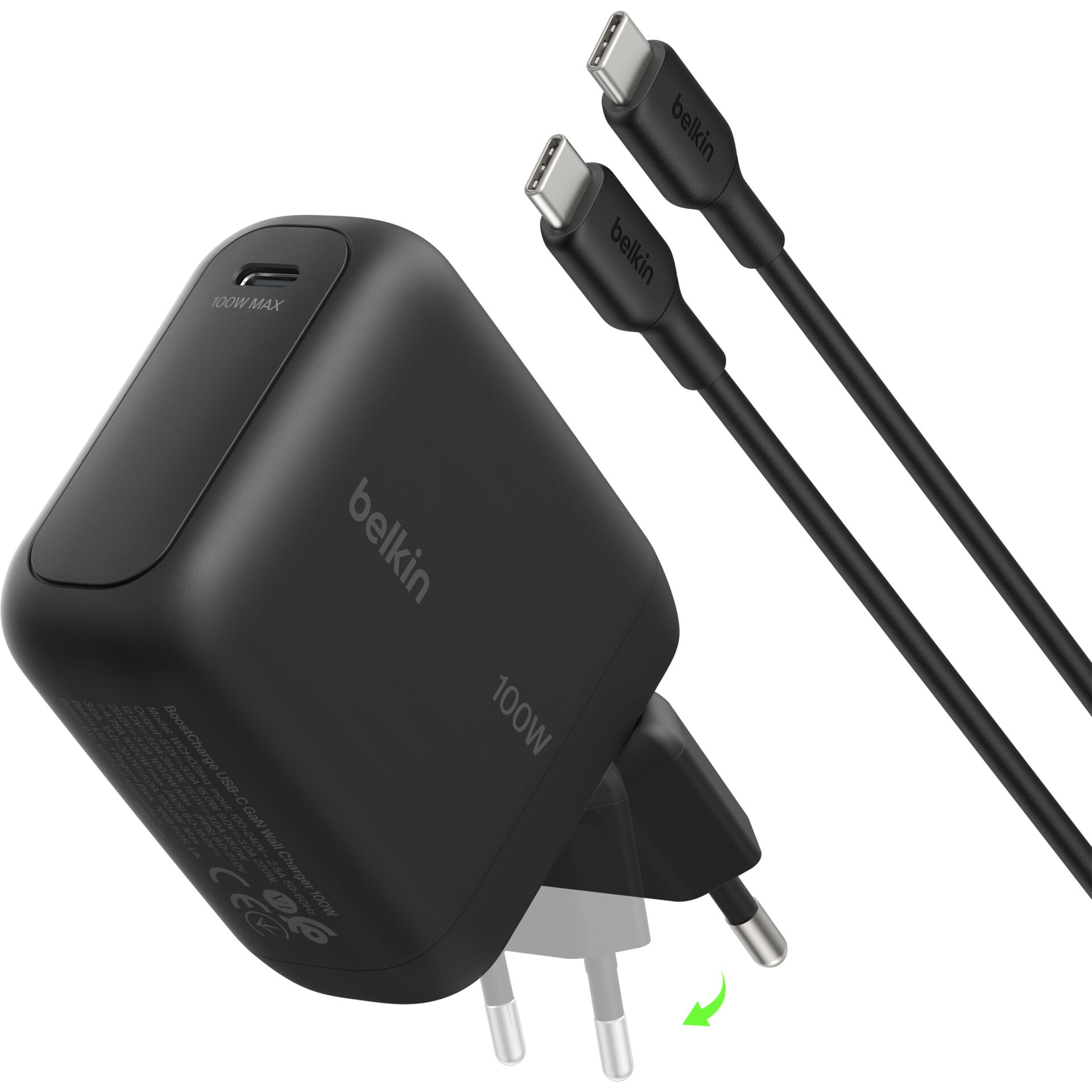 Ladegerät, USB-C, Power Adapter, 100W, Reiseladegerät