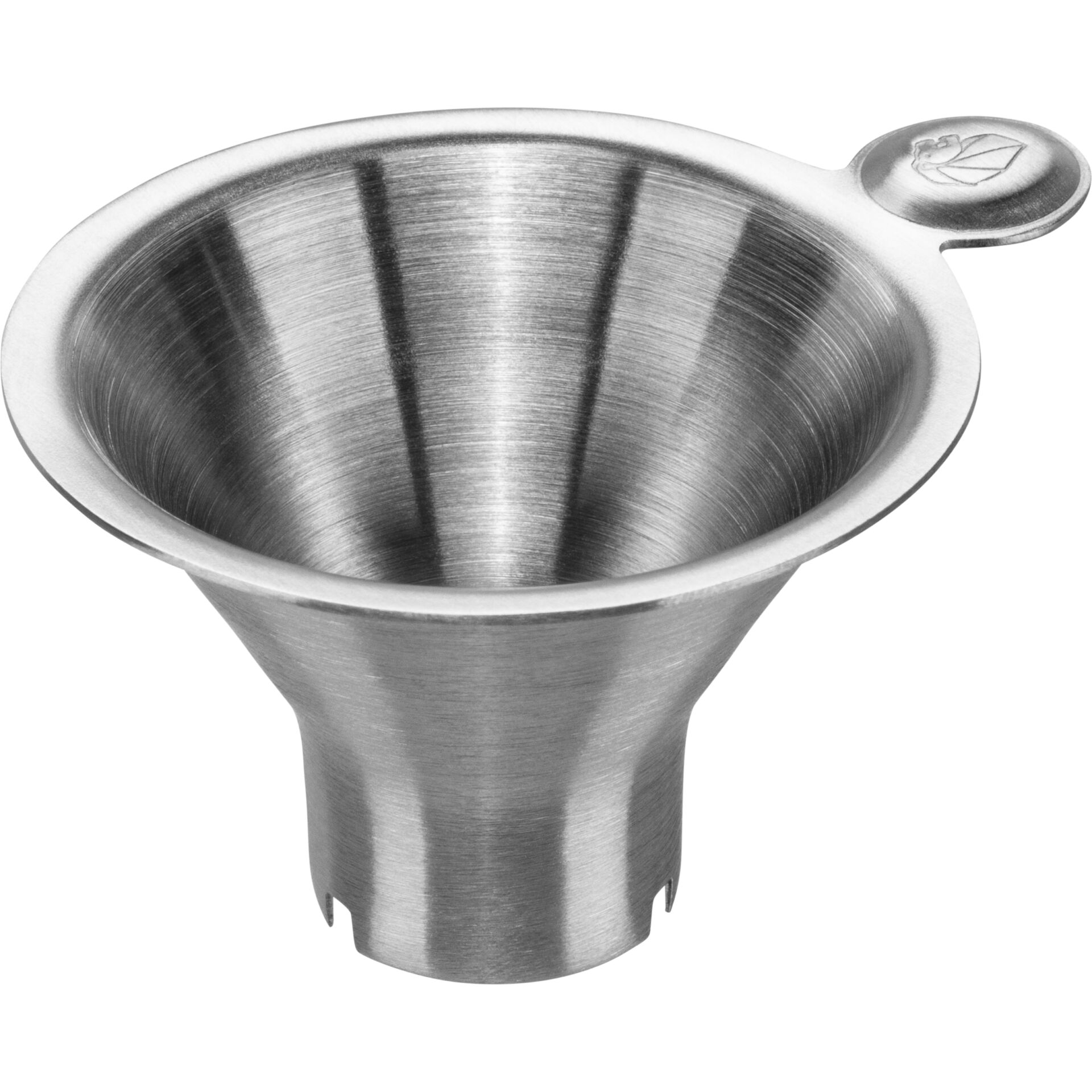Kaffeefilter, Metall, Stahl, Trichterform, WenFilterhalter