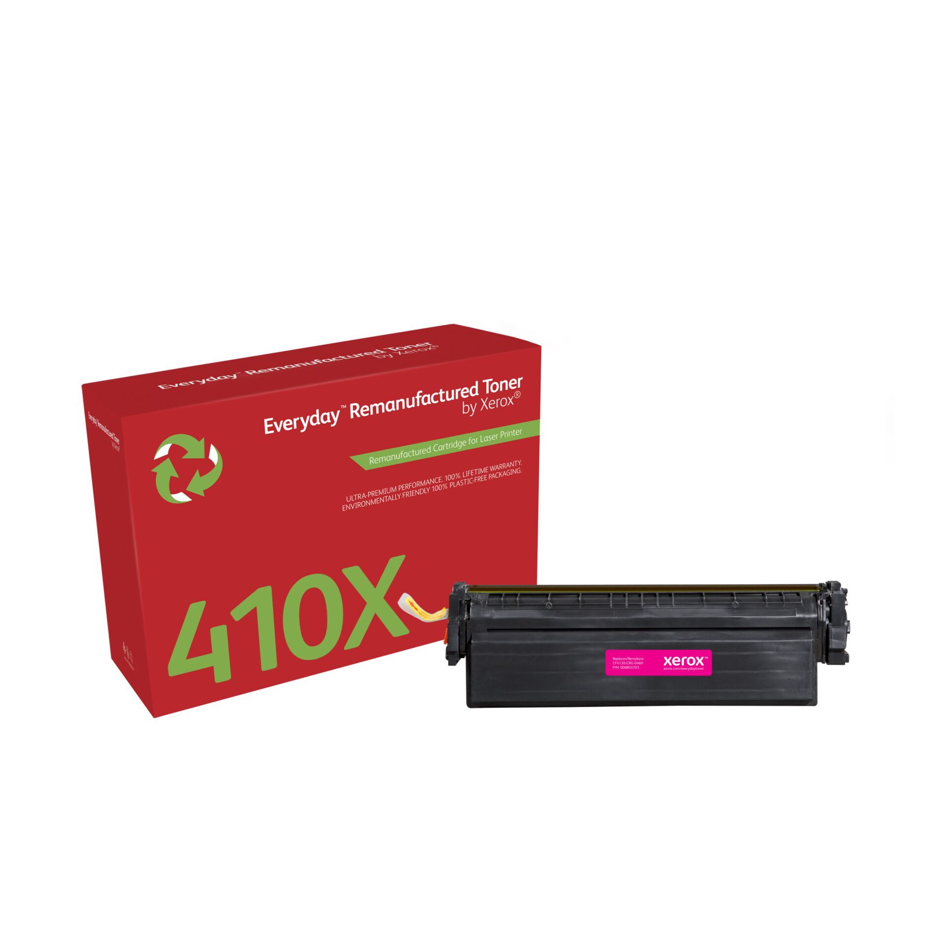 Toner, Remanufactured, Laser-Drucker, Farbe: schwarz, Xerox-kompatibel