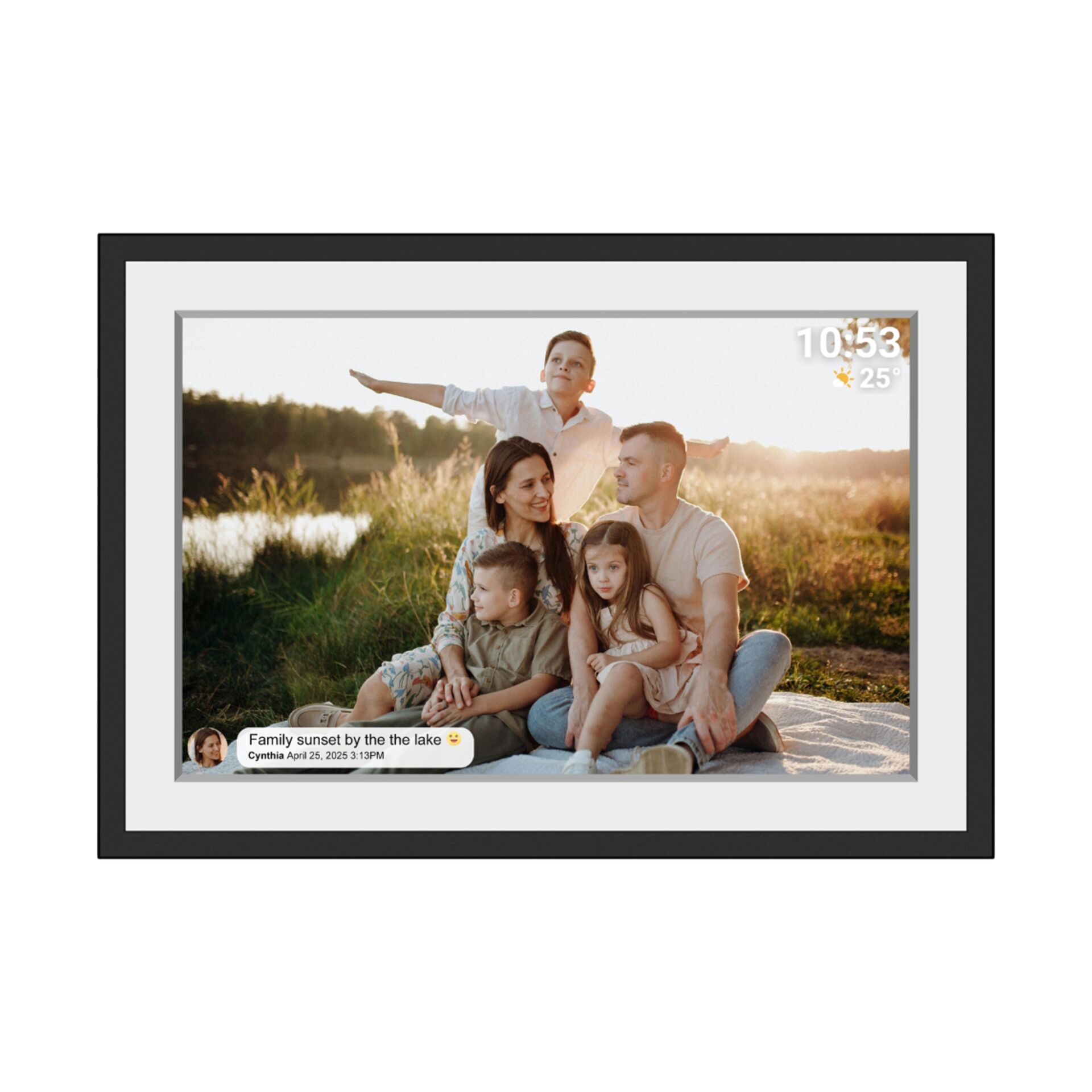 family, foto, rahmen, wanddekoration, bild