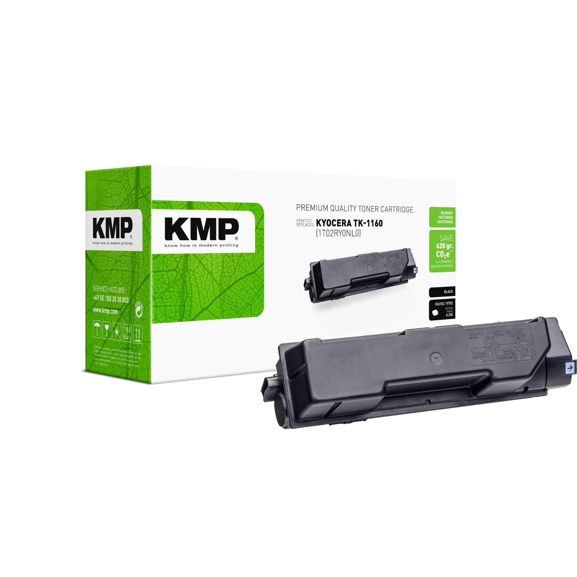 Adapter, Elektronik, Schusswaffe, Pistole, Handfeuerwaffe, Tonerpatrone, KMP, Schwarz, Druckerpatrone, TK-1160