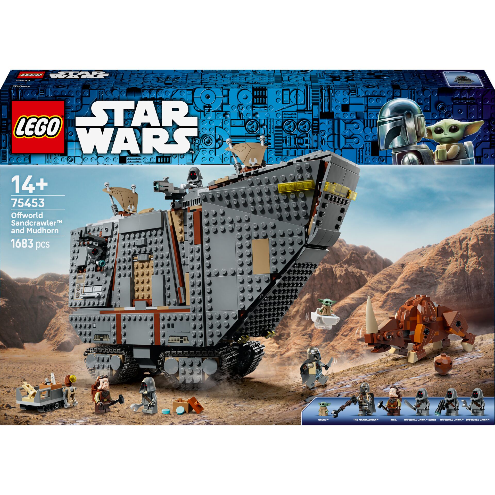 Star Wars, LEGO, Sandcrawler, Mudhorn, 1683 Teile