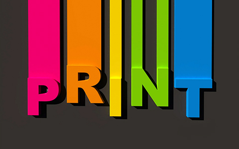 neon Farben, Druckbuchstaben, bunte Drucke, Plastikbuchstaben, Display-Kunst