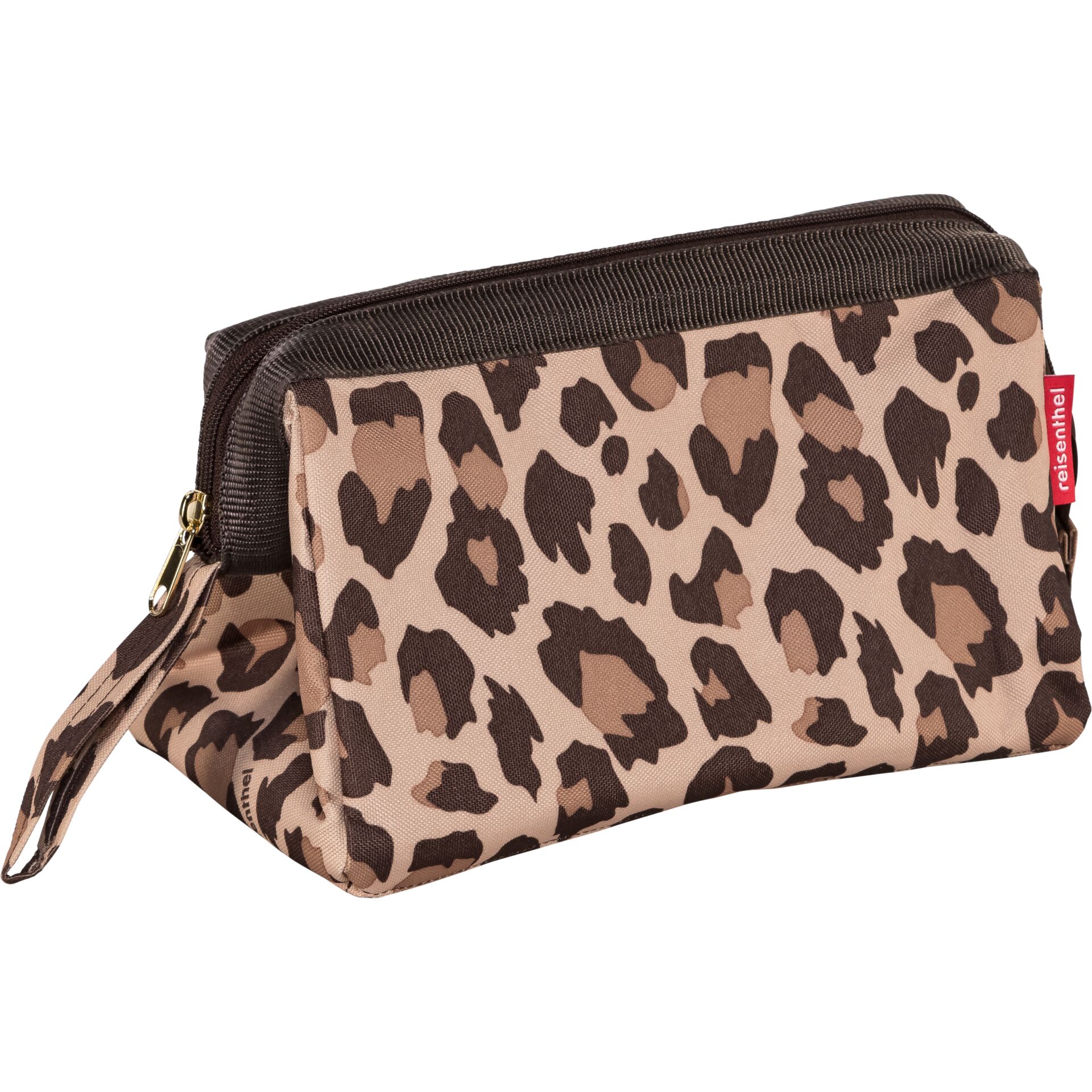 Tasche, Brustbeutel, Leopardenmuster, Pouch, Reißverschluss