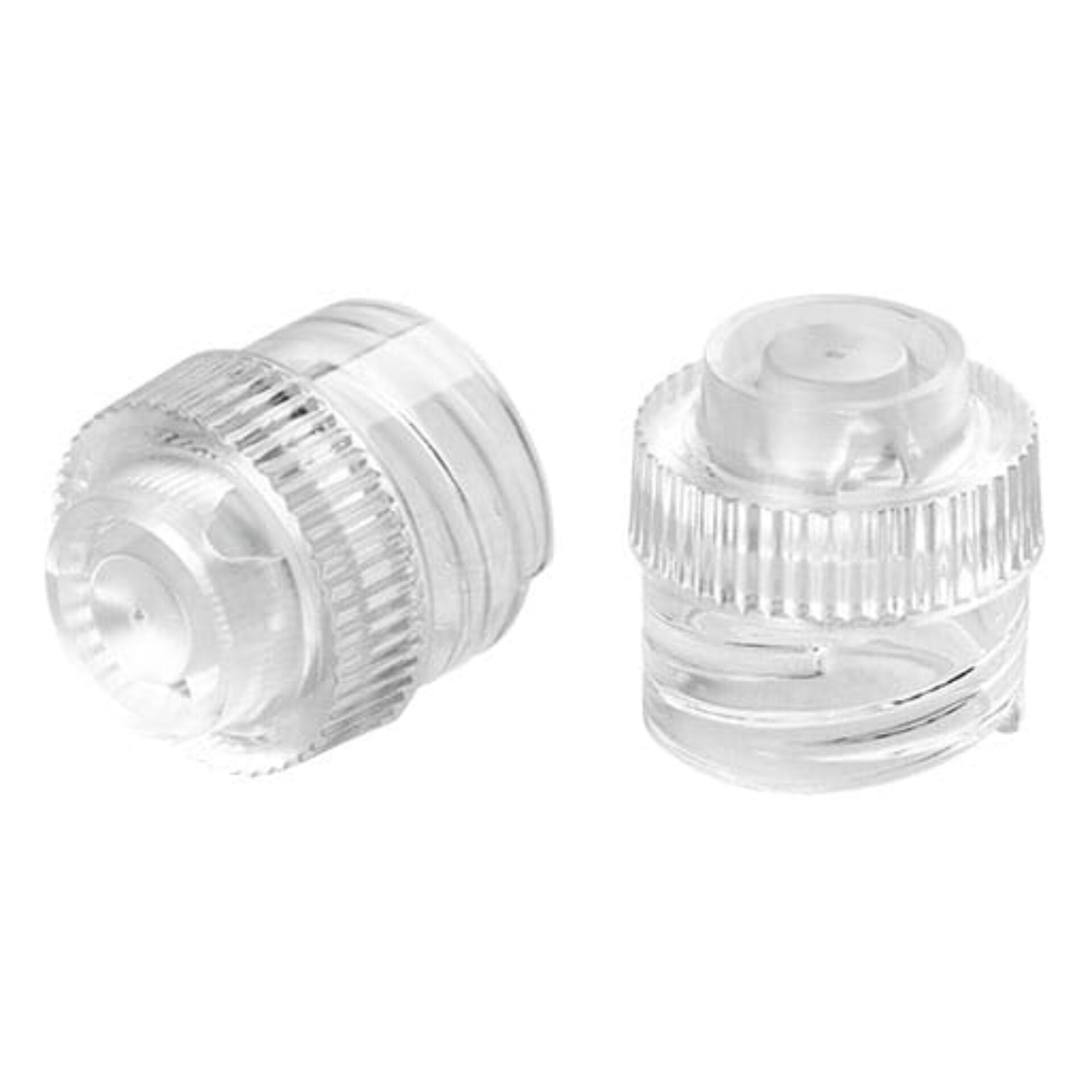 Durchflussknopf, Clear Plug, Flüssigkeitsbehälter, Klarer Deckel, Kappen-Set