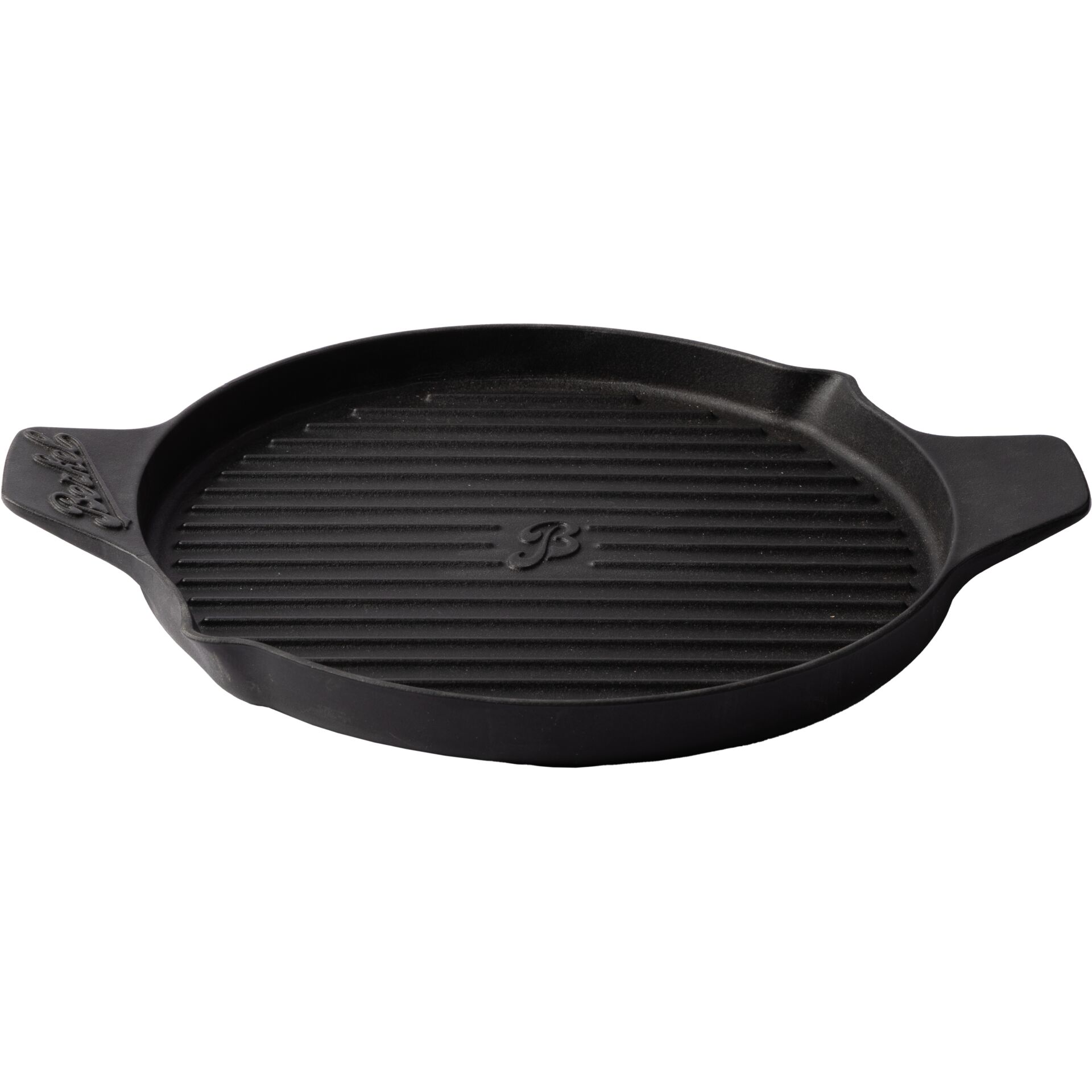 grillpfanne, gusseisen, rillen, pfanne, backofen