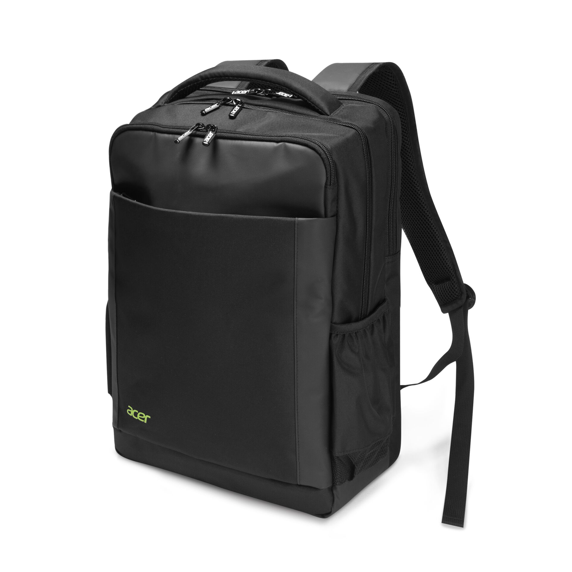 Rucksack, Schultasche, Laptopfach, Schwarz, Seitentaschen