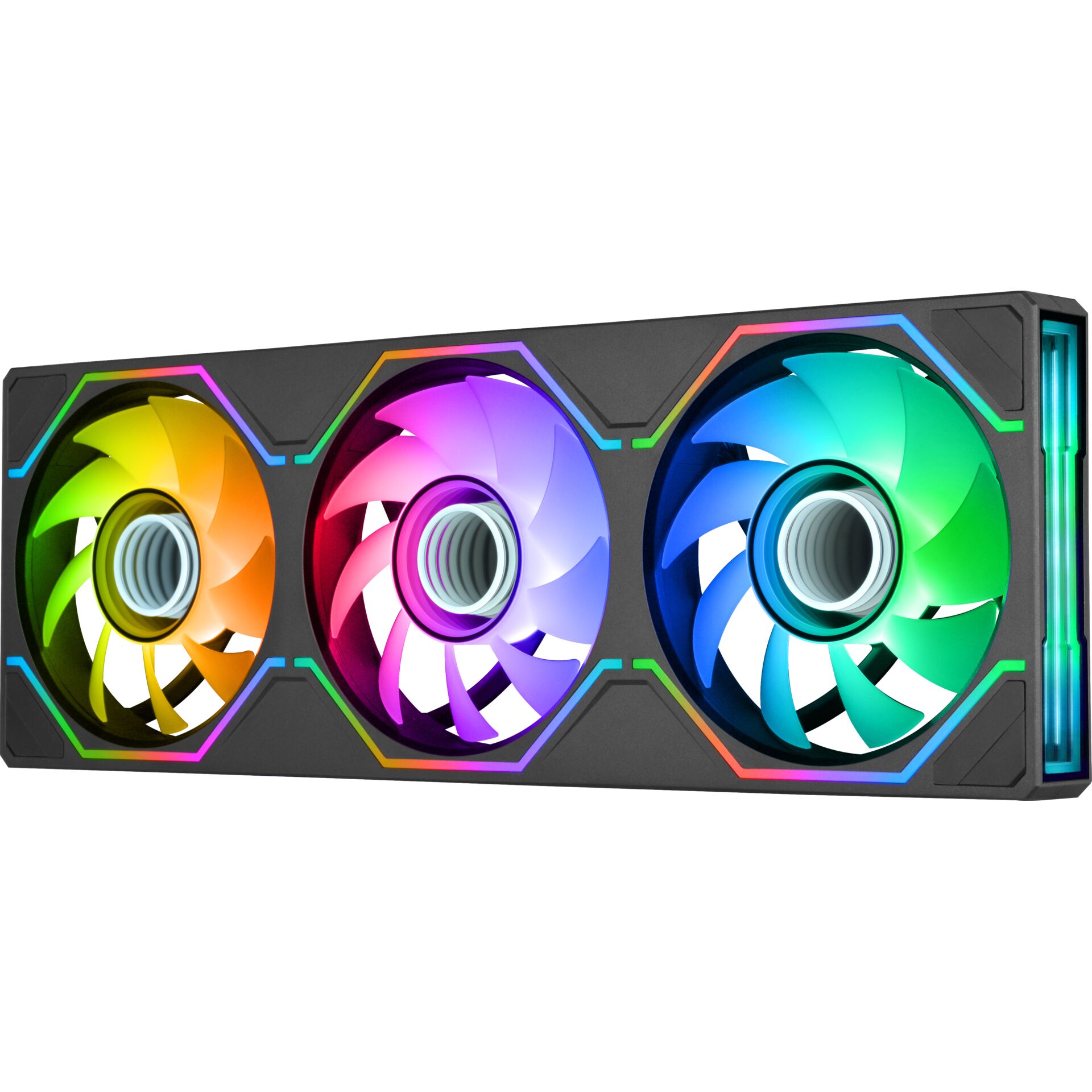 GPU, Grafikkarte, RGB, Dreifach-Lüfter, PCIe x16