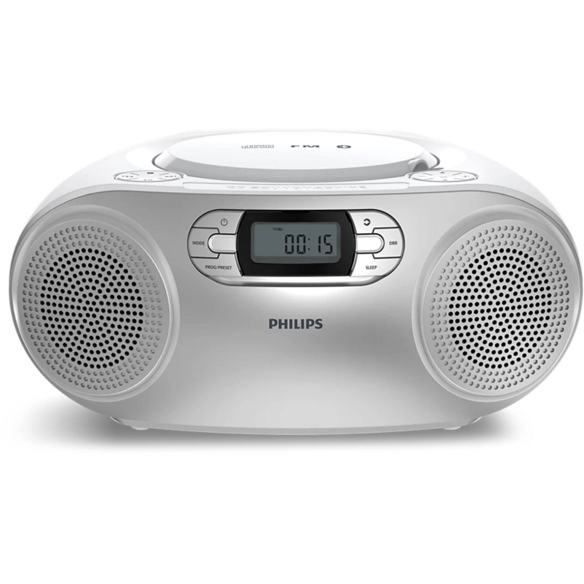 Radio, Boombox, Kassettenspieler, Silber, Kompakt