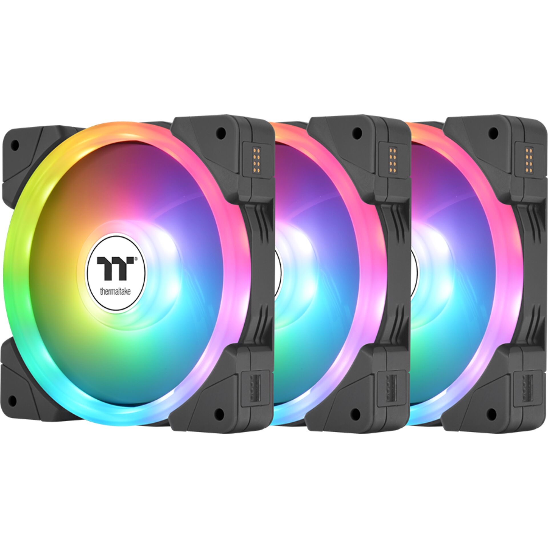 RGB, RGB-LED, PC-Fan, 3er-Set, Luftkühlung