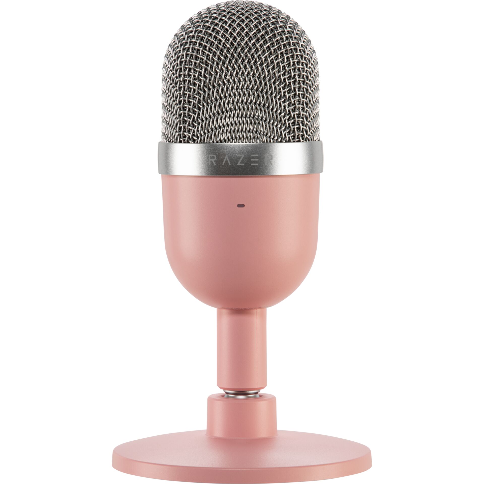 Mikrofon, USB-Mikrofon, Rosa Farbe, Metallgitter, Desktop-Ständer