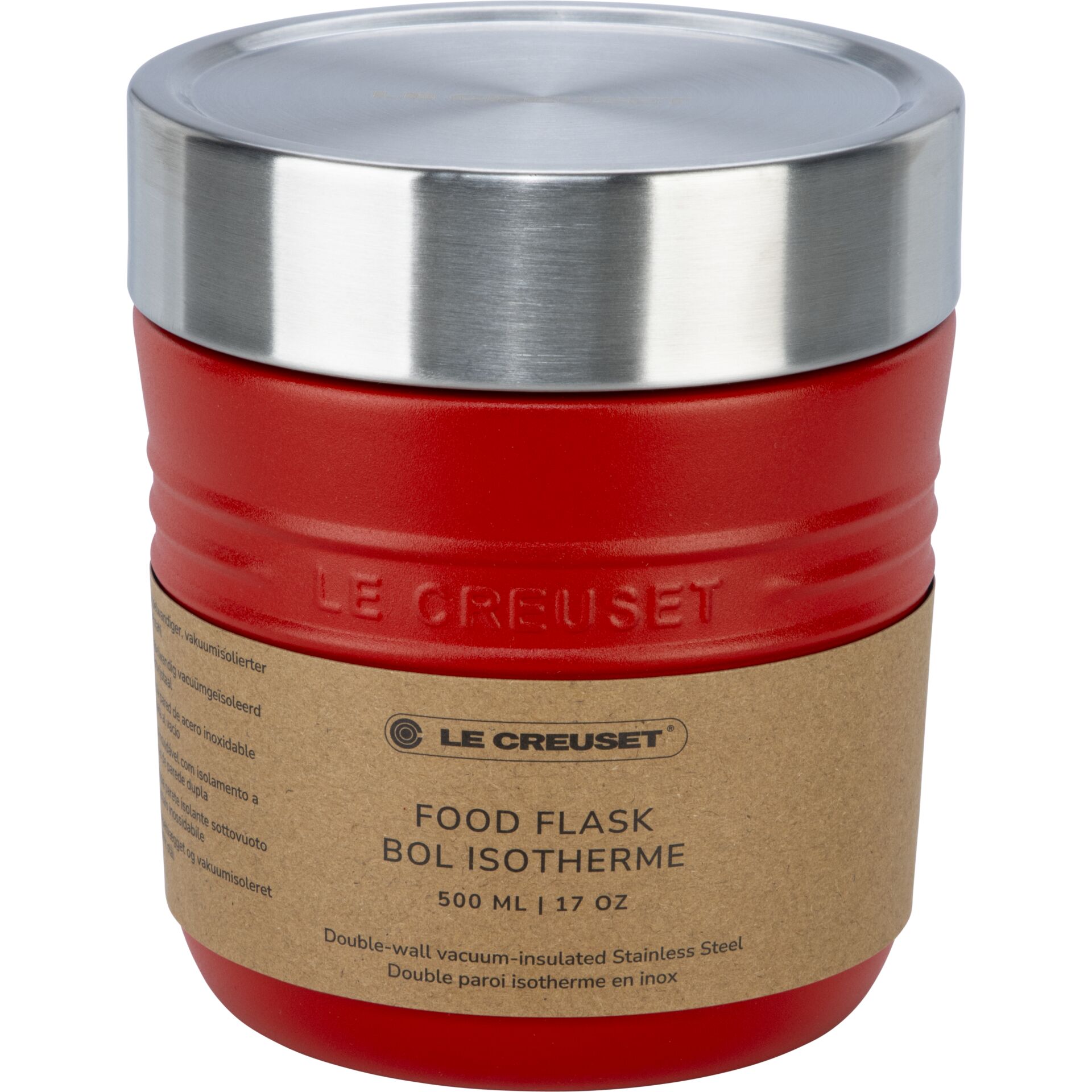 Edelstahl-Behälter, Vakuum-Isolierbecher, Food Flask, Isolierte Stahl, Rot