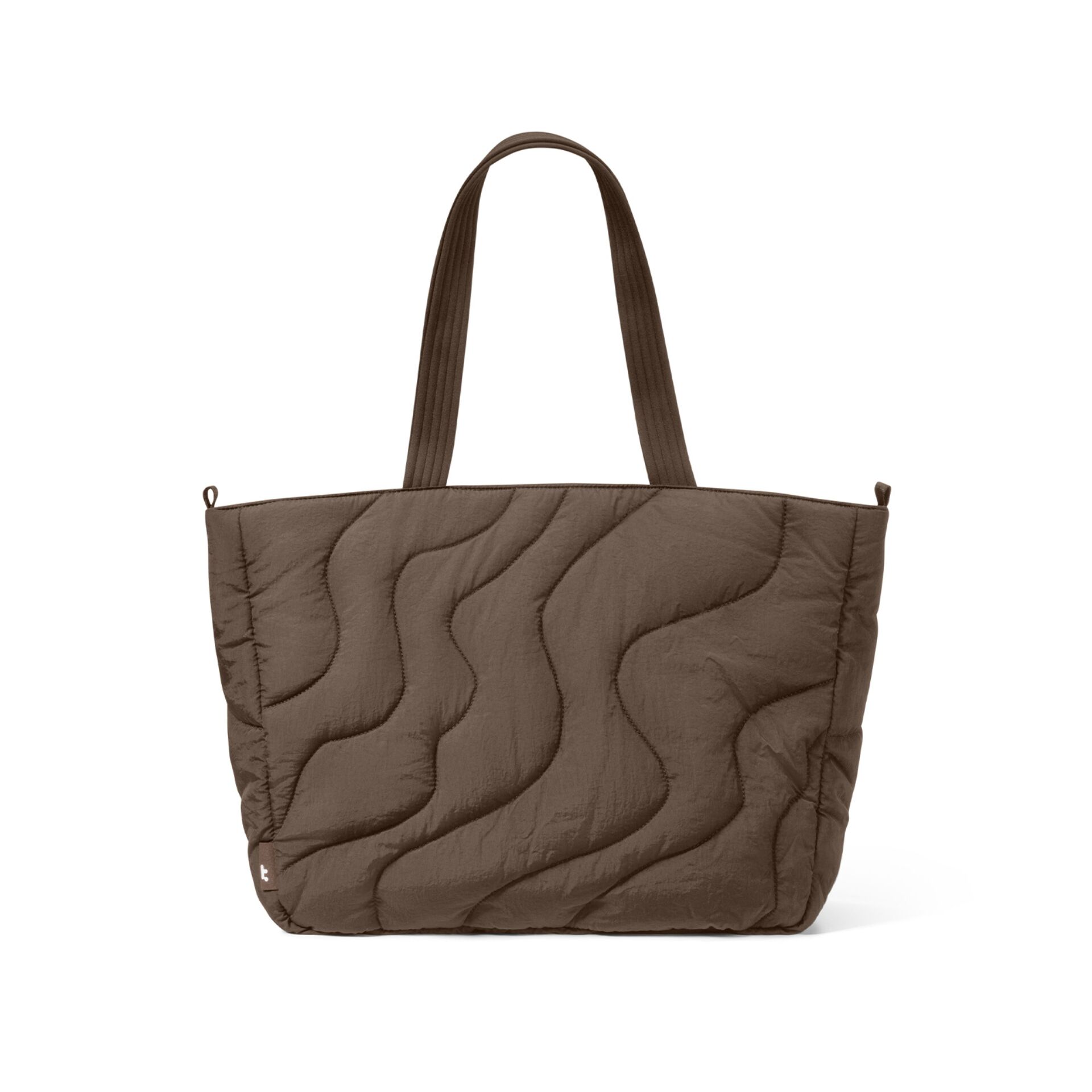 Tasche, Tote, Quilted, braun, Tragbar