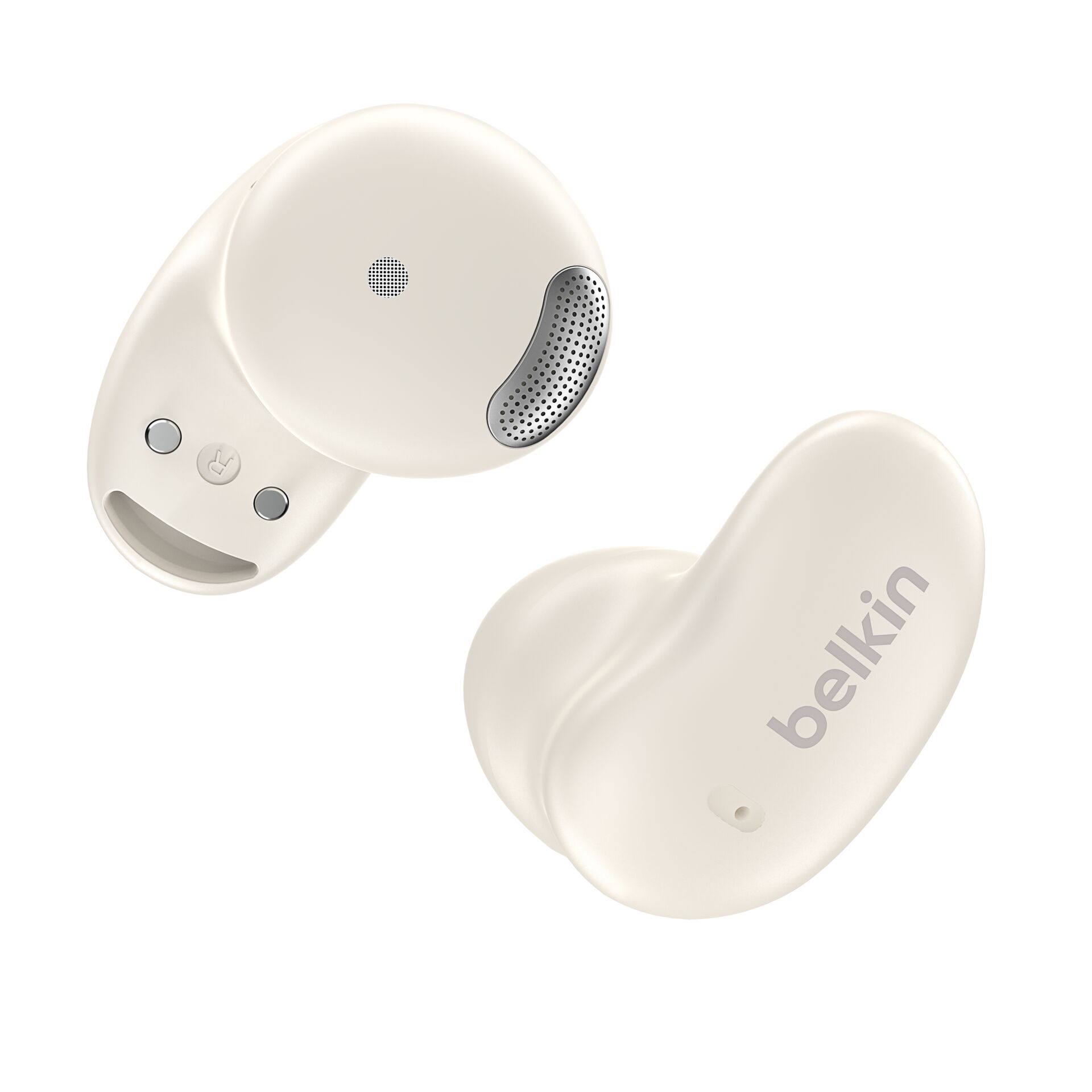 Ohrstöpsel, In-Ear, Bluetooth, Beige, Kopfhörer
