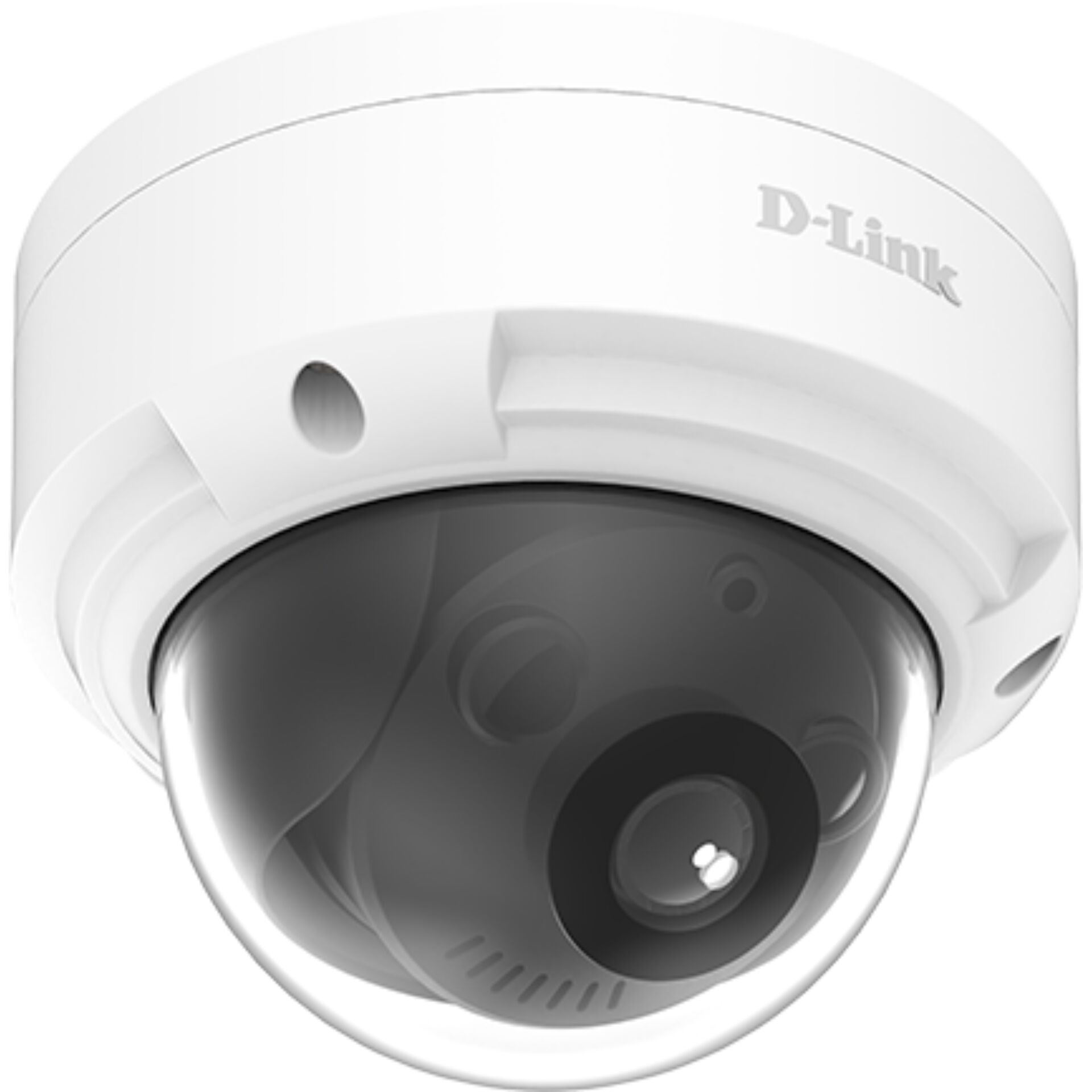 Sicherheitskamera, Dome-Kamera, IP-Kamera, Überwachung, weiße Gehäuse
