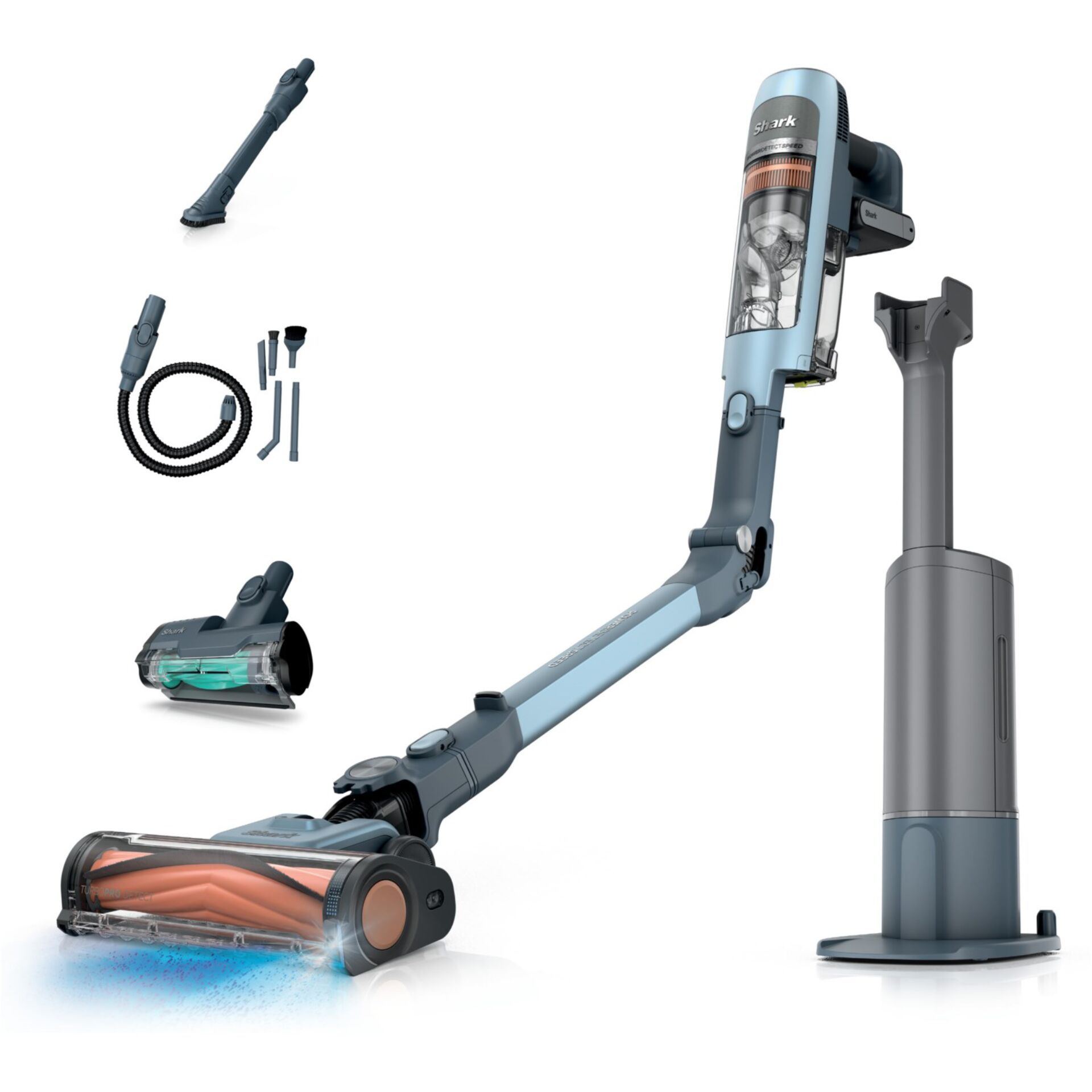 Akku-Staubsauger, Kabelloser Staubsauger, Frontbürsten, Motorbürste, Klarer Filtration
