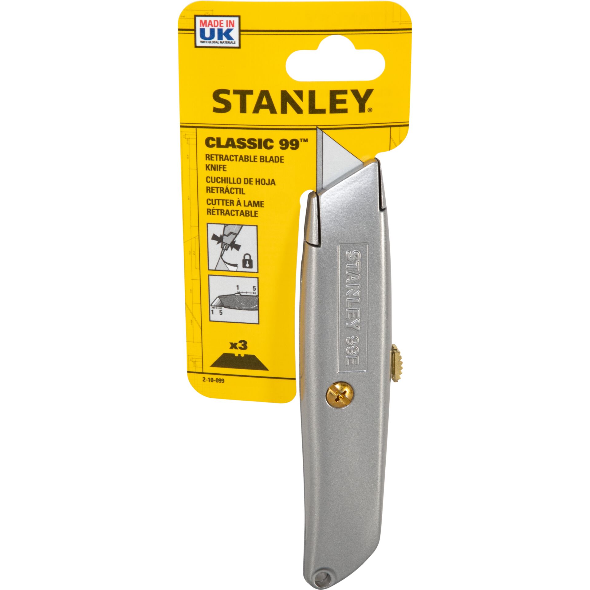 .utility knife, Klappmesser, Stanley, Stahlklinge, ausziehbar,  retractable blade, knife, Stanley, utility, cutter