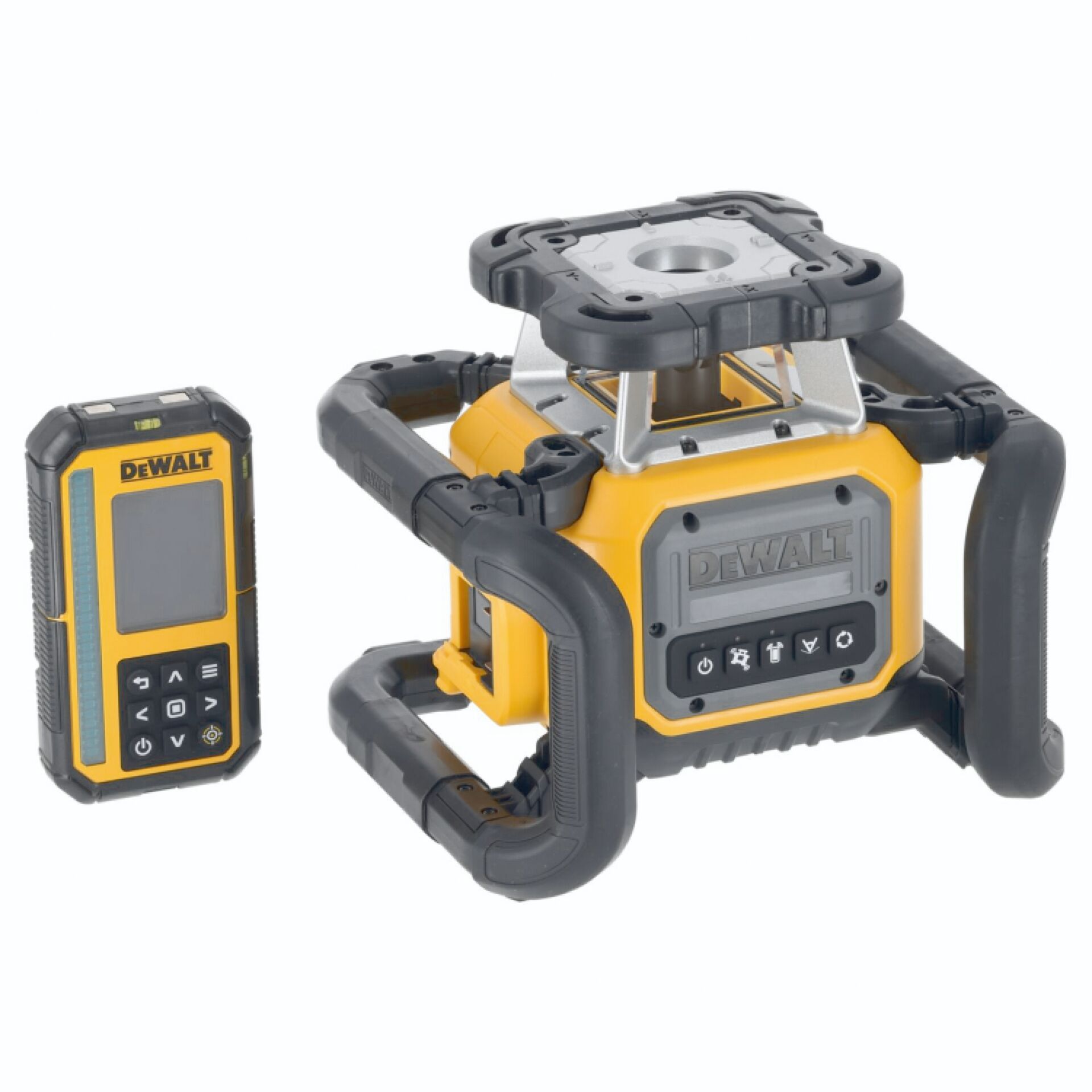 rotary laser level, laser level, construction tool, DeWalt, self-leveling